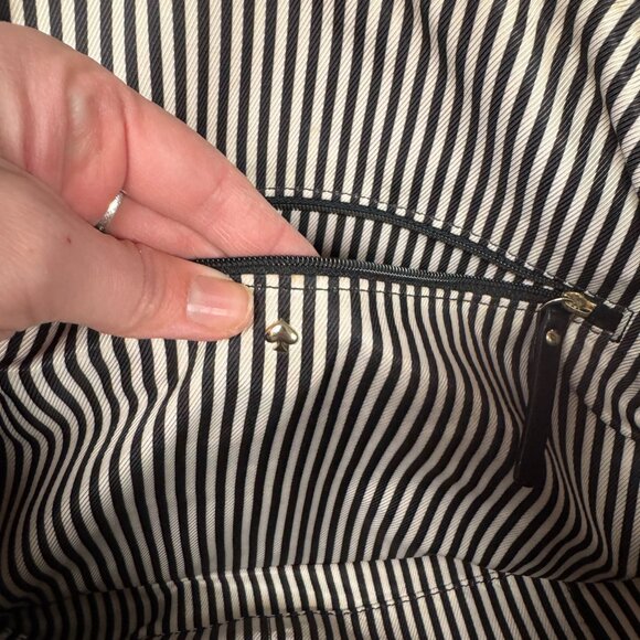 Kate Spade Tequila is Not My Friend Bacon Egg and Cheese Please Purse Tote Teal - Picture 6 of 16